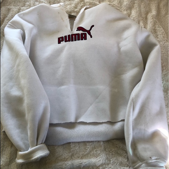 PUMA CROPPED HOODIE - Picture 1 of 3